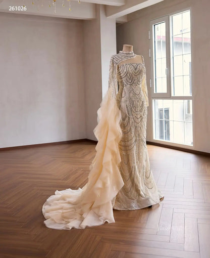 261026-wedding dresses 2026-Viniodress-Champagne-Custom Size – Add Measurements in Cart-