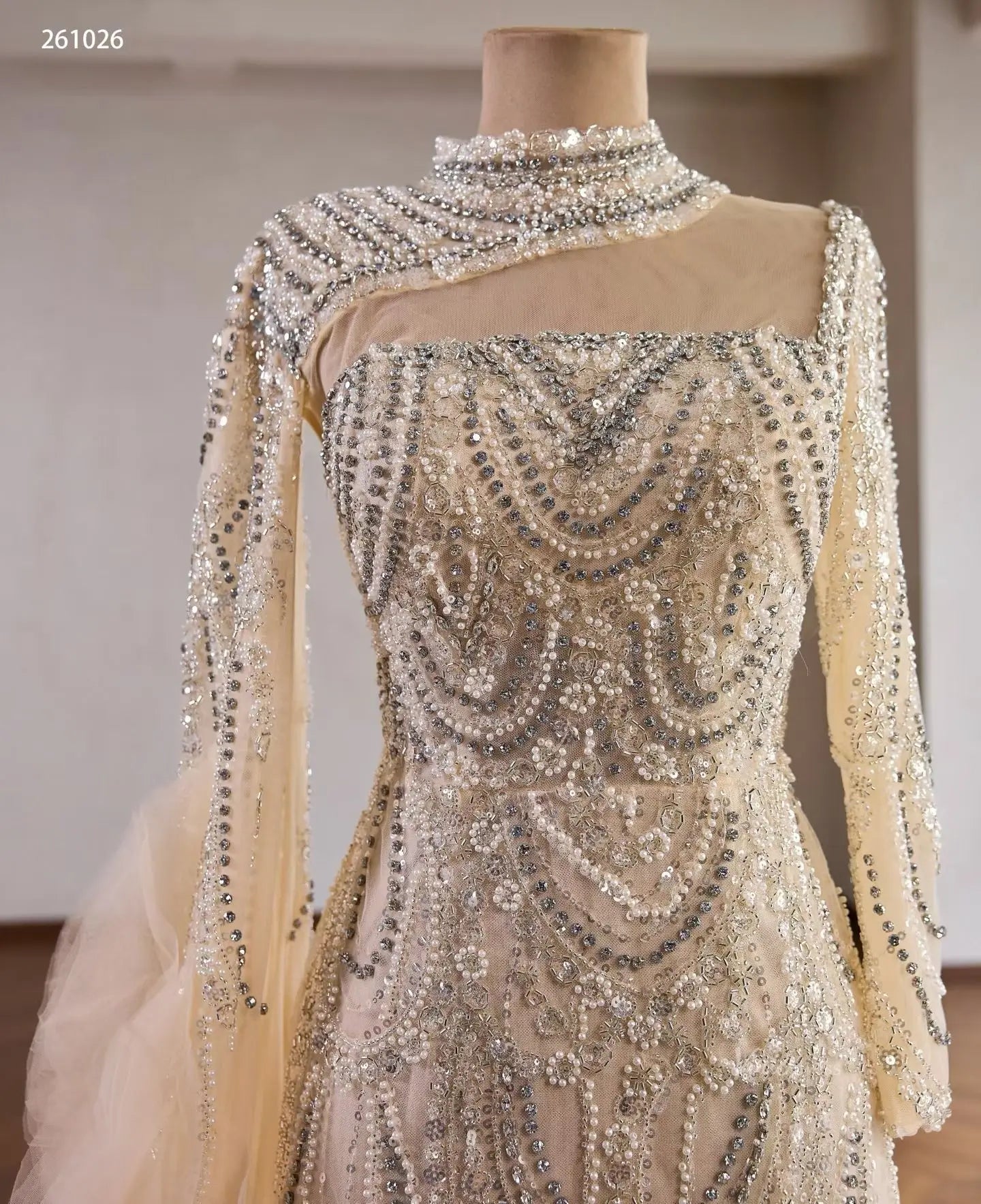 261026-wedding dresses 2026-Viniodress-Champagne-Custom Size – Add Measurements in Cart-