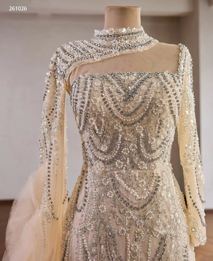 261026-wedding dresses 2026-Viniodress-Champagne-Custom Size – Add Measurements in Cart-