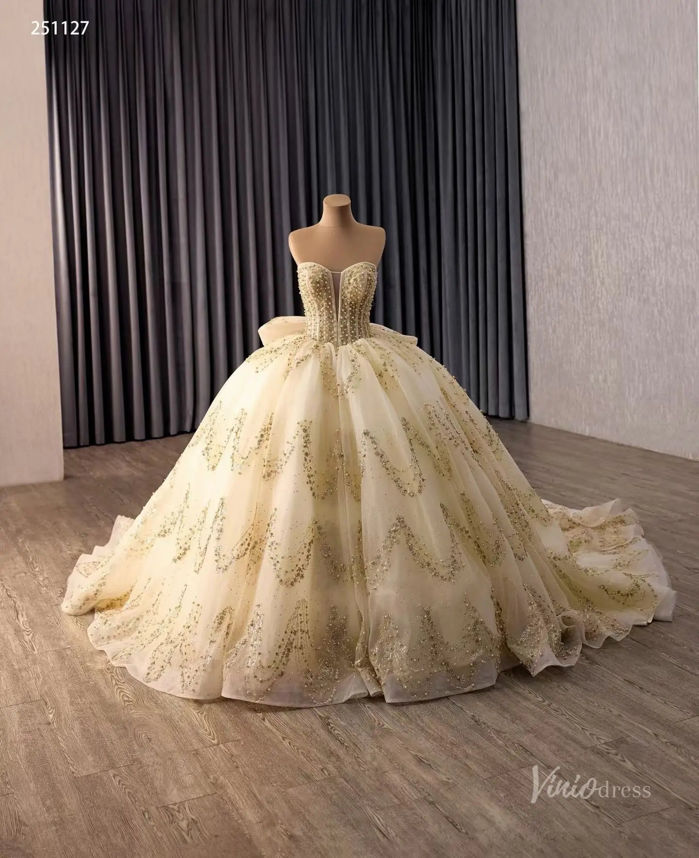 251127 1米-Quinceanera Dresses 2026-Viniodress-Champagne-Custom Size – Add Measurements in Cart-