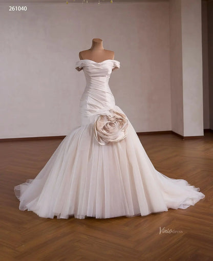 261040-wedding dresses 2026-Viniodress-Champagne-Custom Size – Add Measurements in Cart-