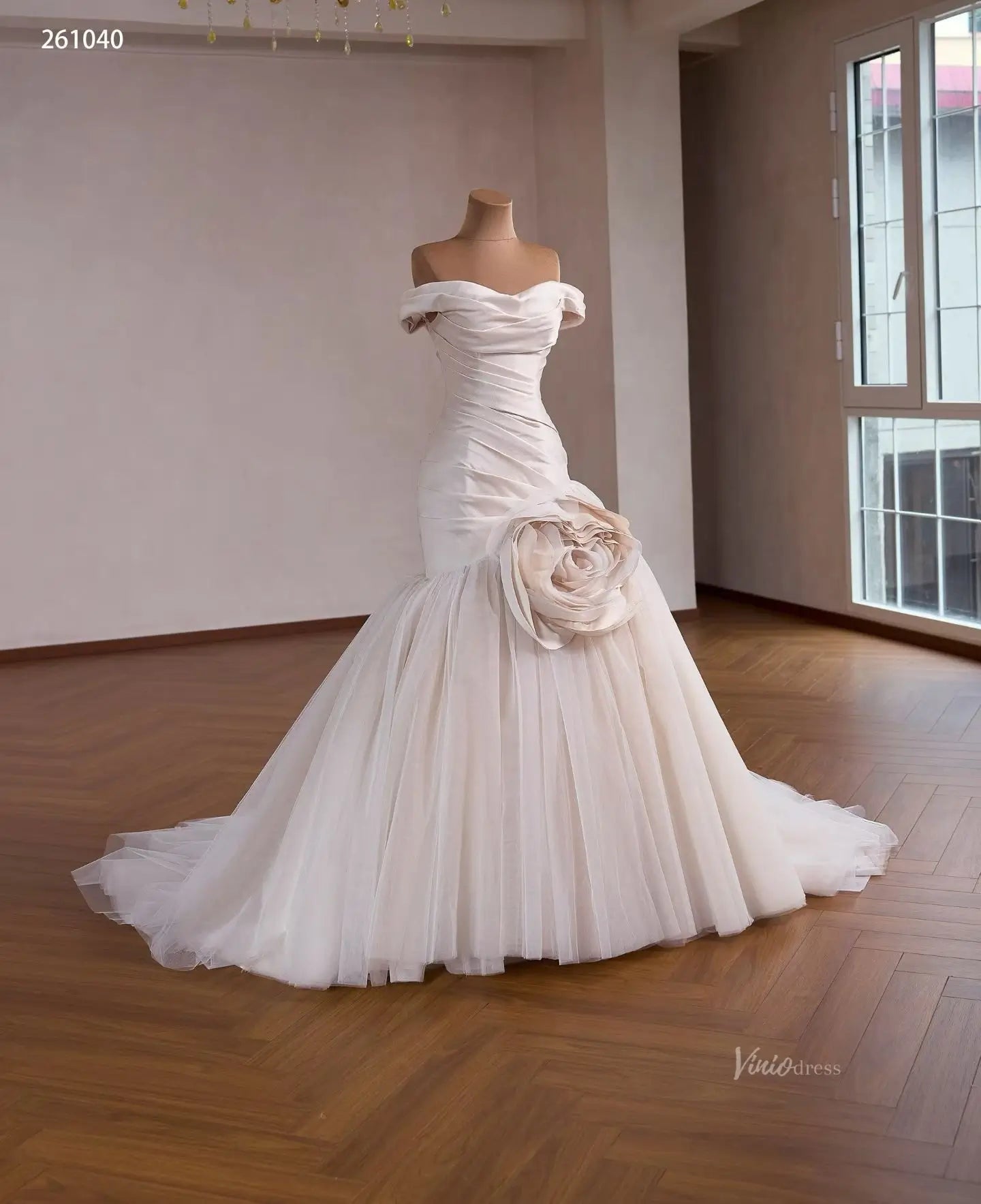 261040-wedding dresses 2026-Viniodress-Champagne-Custom Size – Add Measurements in Cart-