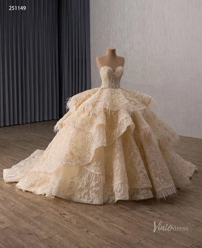 251149 80cm-Quinceanera Dresses 2026-Viniodress-Champagne-Custom Size – Add Measurements in Cart-