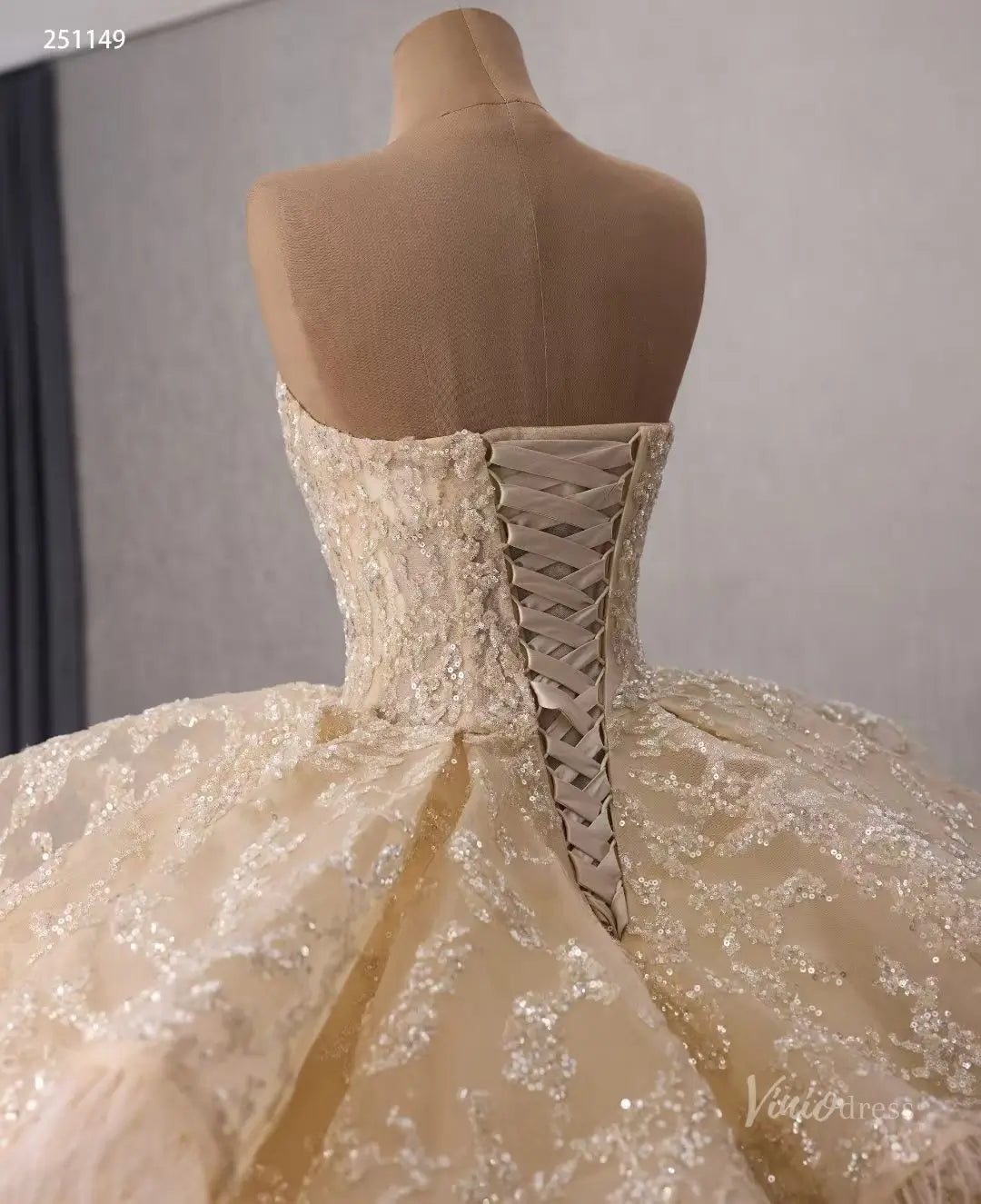 251149 80cm-Quinceanera Dresses 2026-Viniodress-Champagne-Custom Size – Add Measurements in Cart-