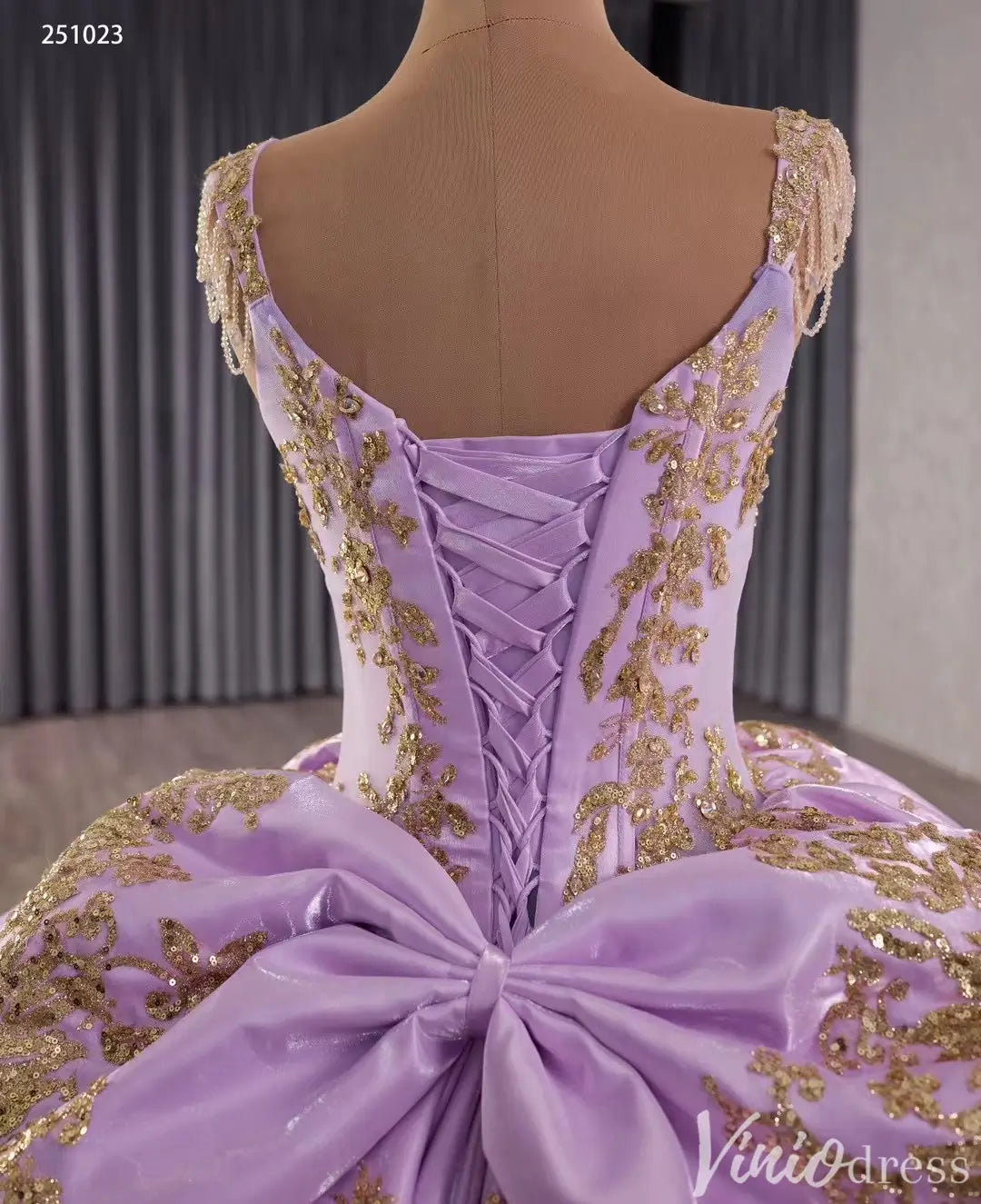 Cinderella Blue and Gold Quinceañera Dress with Overskirt and Rosettes – Style 251023-Quinceanera Dresses 2025 -Viniodress-Light Blue-Custom Size-