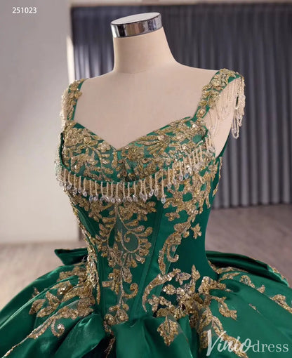 Cinderella Blue and Gold Quinceañera Dress with Overskirt and Rosettes – Style 251023-Quinceanera Dresses 2025 -Viniodress-Light Blue-Custom Size-