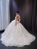 Convertible 2-piece Pearl Mermaid Wedding Dresses Pearl Ball Gowns 231002-wedding dresses-Viniodress-Viniodress