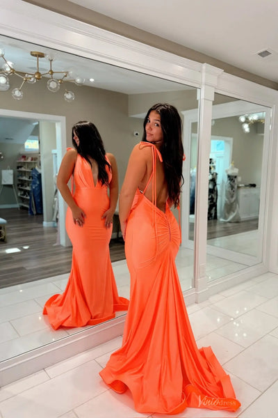 coral orange bridesmaid dresses Rust Burnt Orange Infinity Bridesmaid Dresses/Customization Size Floor 39 inches / Plus(16-26) main image 1