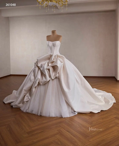 261048 1meter-wedding dresses 2026-Viniodress-Champagne-Custom Size – Add Measurements in Cart-