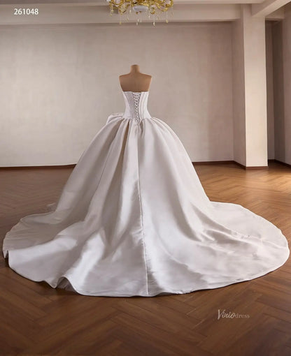 261048 1meter-wedding dresses 2026-Viniodress-Champagne-Custom Size – Add Measurements in Cart-
