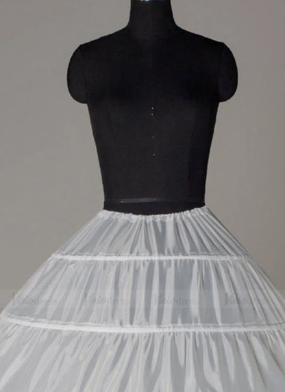 Crinoline 6 Hoops Petticoat for Ball Gown Princess Dresses AC1022-Petticoats 2025 -Viniodress-Ivory-
