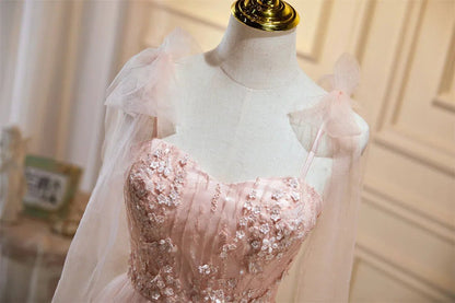 Cute Pink Homecoming Dresses Short Tulle Graduation Dress SD1504-Dresses 2025 -Viniodress-Pink-Custom Size-
