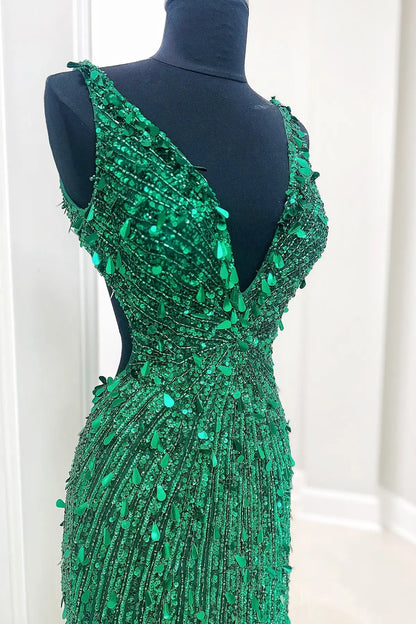 SQ021-Prom Dresses 2026-Viniodress-Emerald-Custom Size-