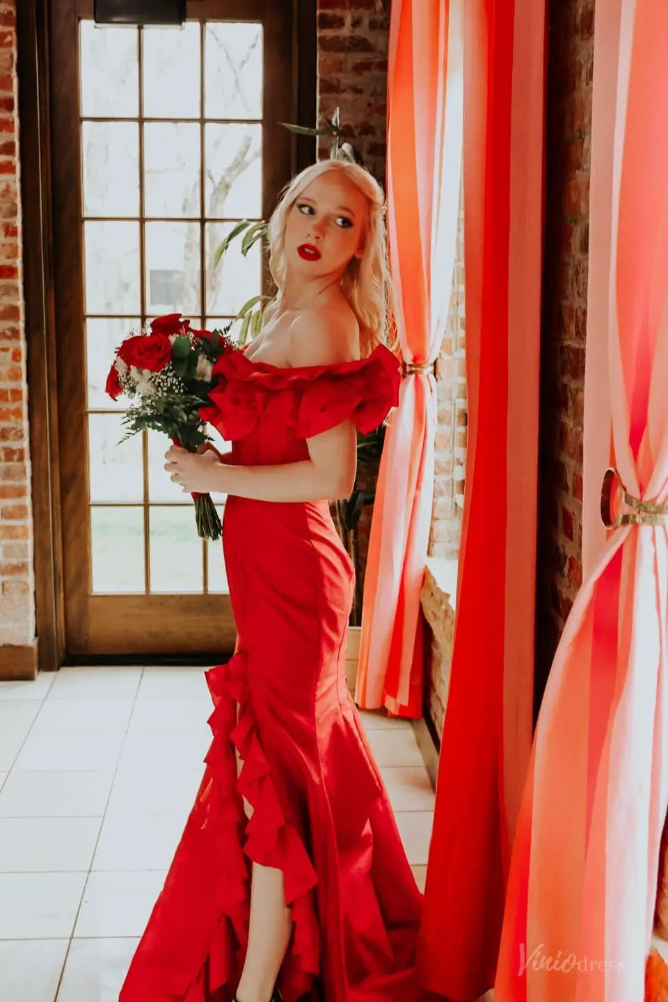 SS360不转-prom dresses 2026-Viniodress-Red-Custom Size-