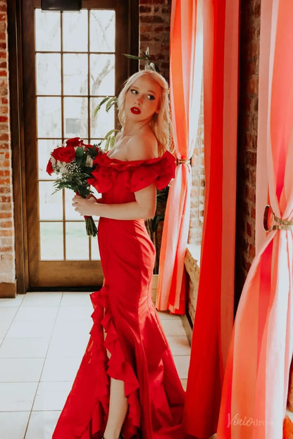 SS360不转-prom dresses 2026-Viniodress-Red-Custom Size-