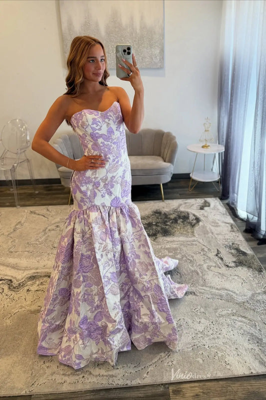 JC022-prom dresses 2026-Viniodress-Lavender-Custom Size-