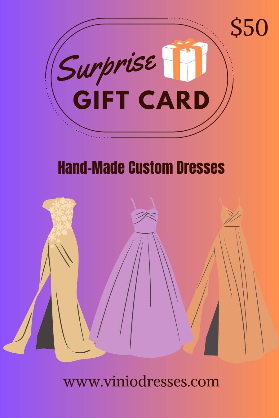 Viniodress Gift Card - ViniodressDresses$50 - Formal Dresses - Ball Gowns