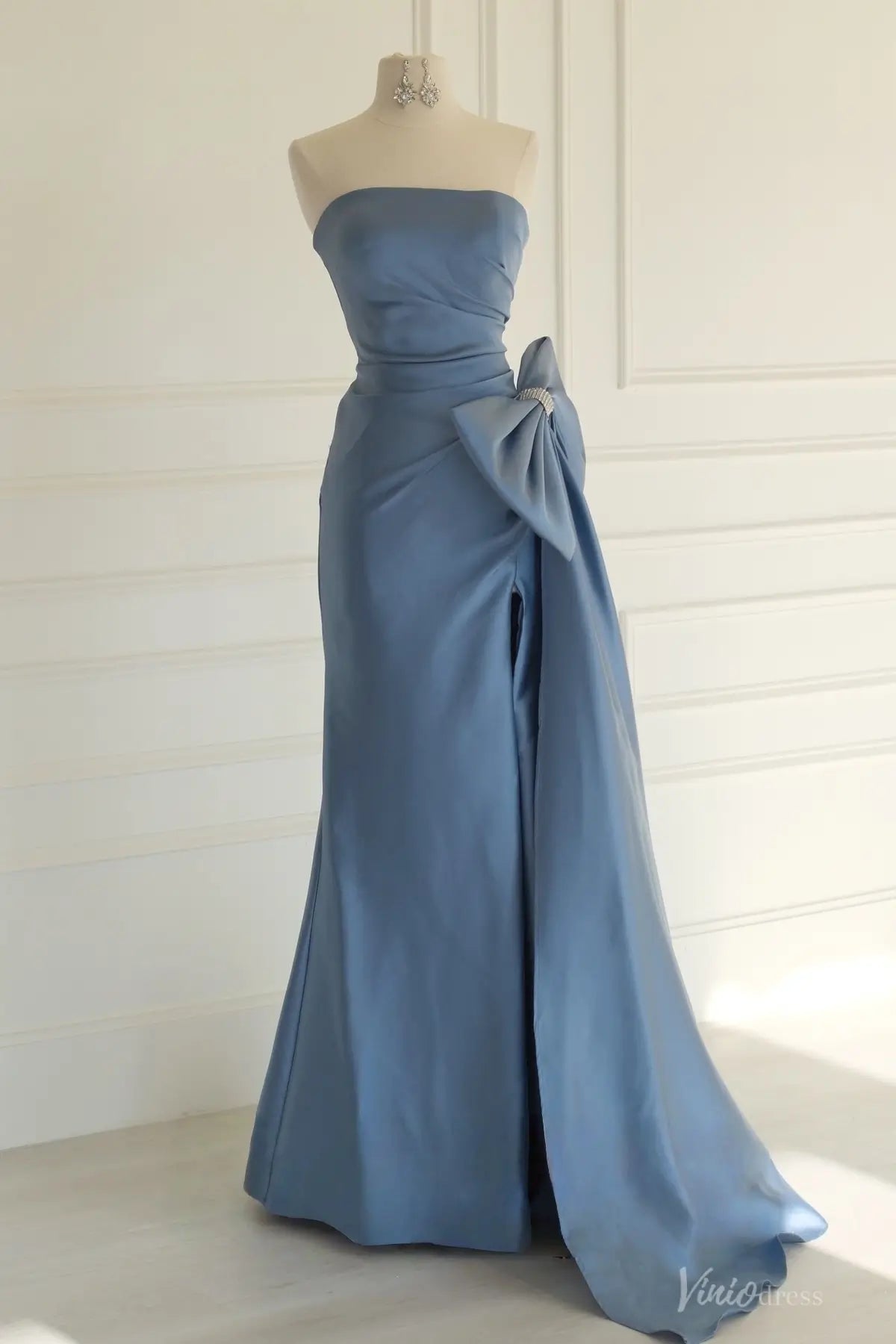 MM012-Evening Dresses 2026-Viniodress-Dusty Blue-Custom Size-