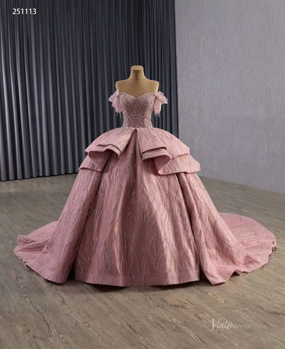 251113-wedding dresses 2026-Viniodress-Champagne-Custom Size-