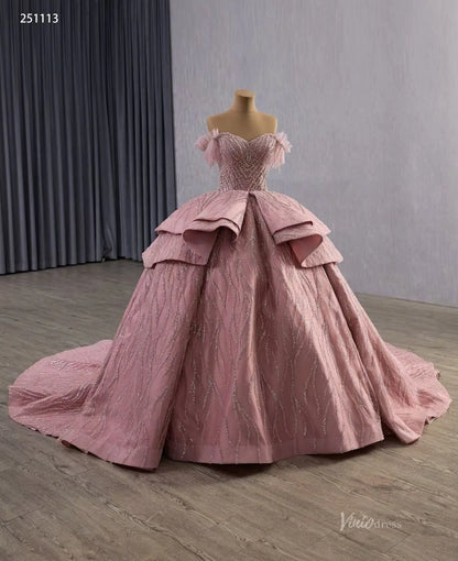 251113-wedding dresses 2026-Viniodress-Champagne-Custom Size-