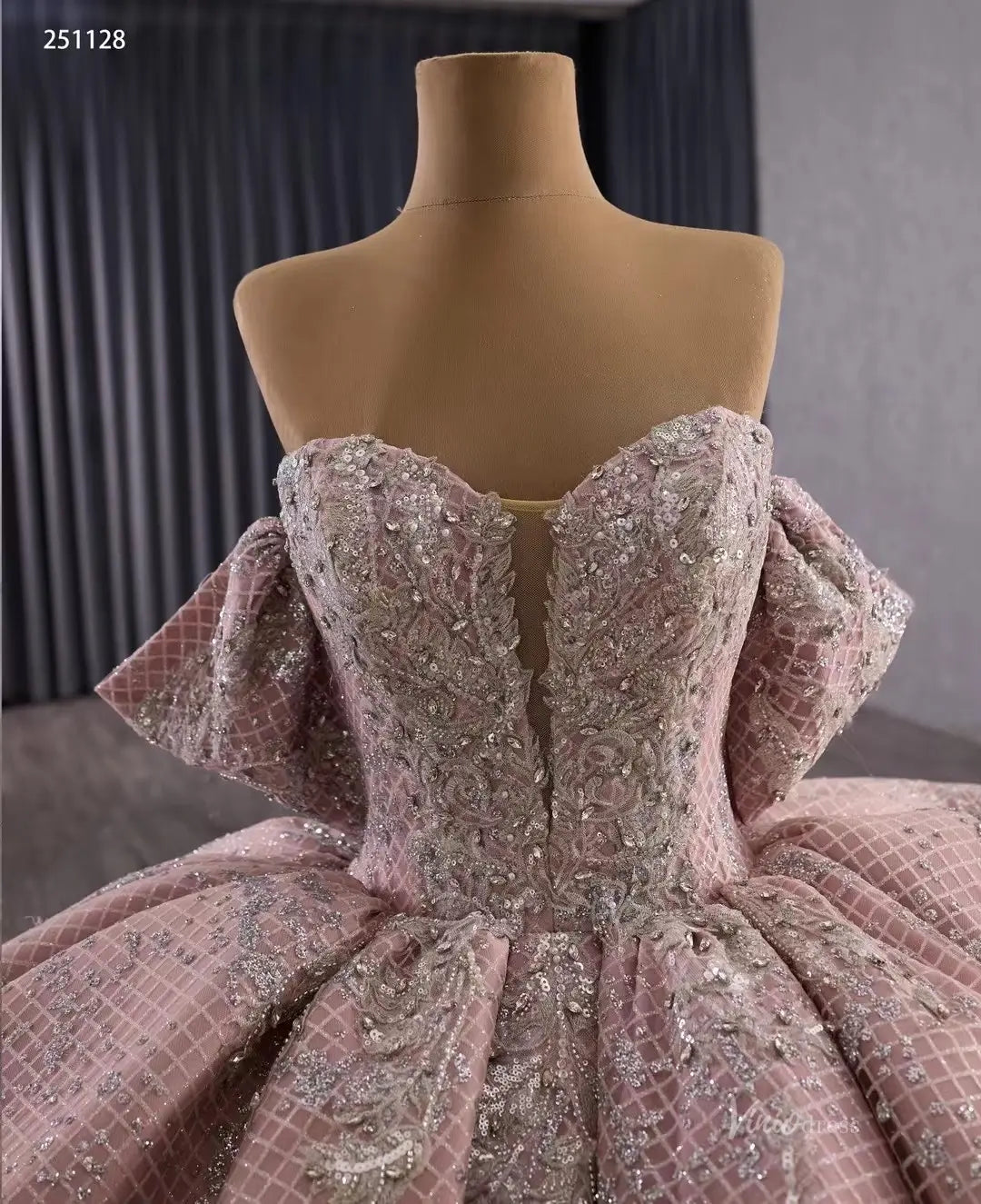 251128-wedding dresses 2025 -Viniodress-Dusty Rose-Custom Size-