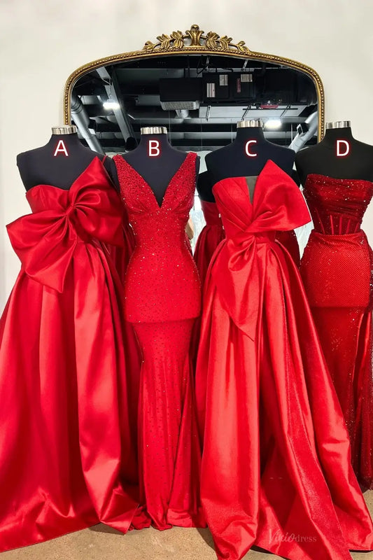 AS080-prom dresses 2026-Viniodress-Red-A-Custom Size