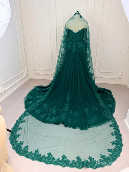 FD1698 green wedding-wedding dresses 2026-Viniodress-Emerald-Dress Only-Custom Size – Add Measurements in Cart