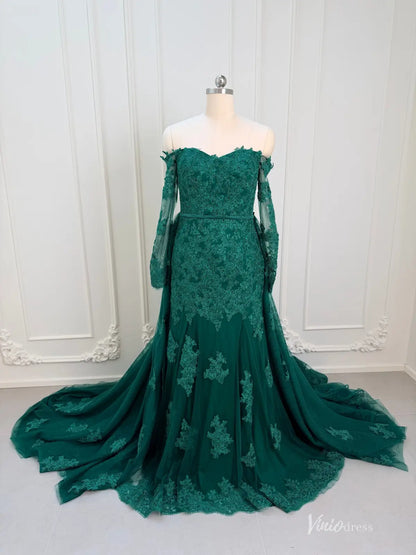 FD1698 green wedding-wedding dresses 2026-Viniodress-Emerald-Dress Only-Custom Size – Add Measurements in Cart