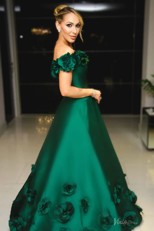 MM010-Evening Dresses 2026-Viniodress-Emerald-Custom Size-
