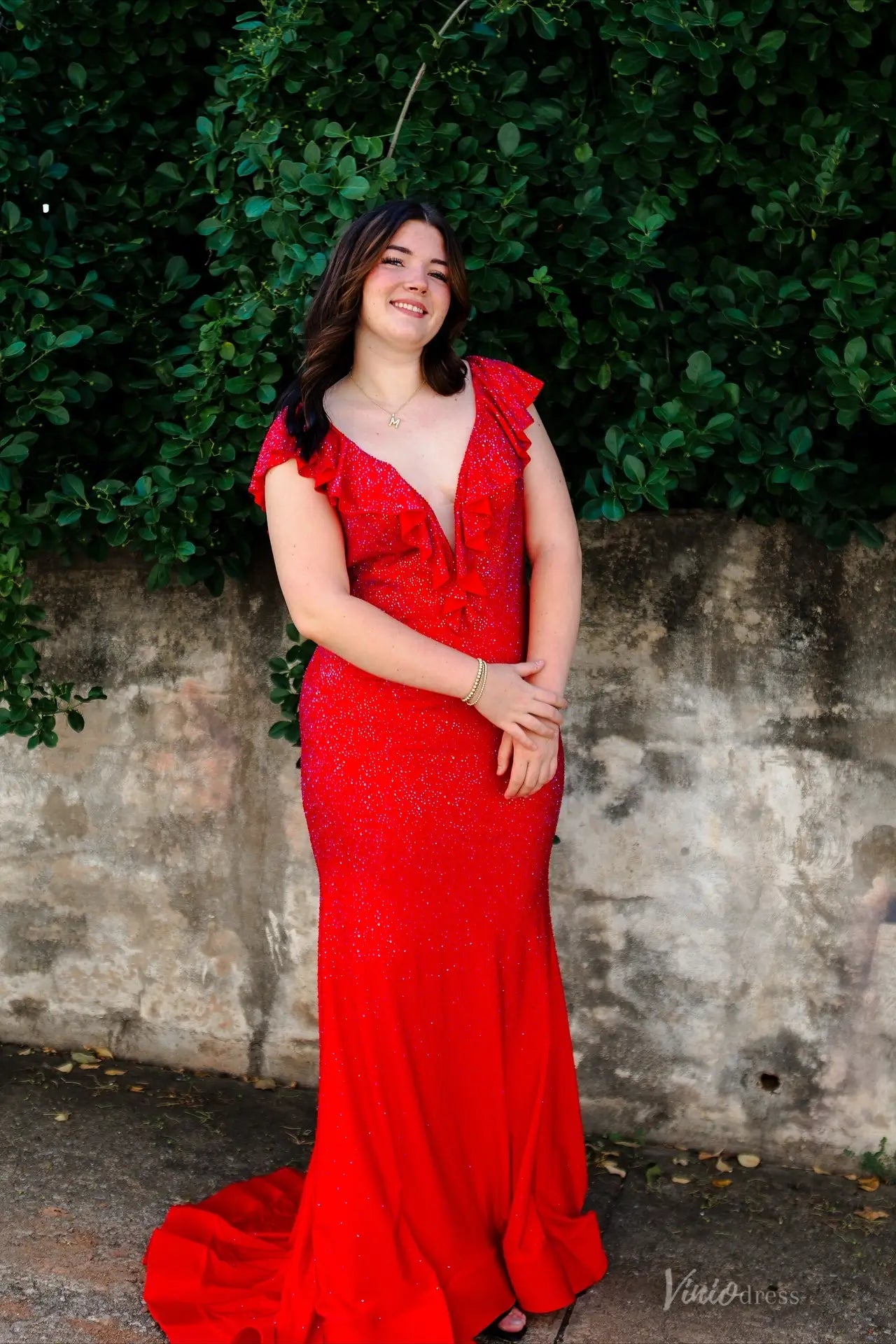 SS270不转-prom dresses 2026-Viniodress-Emerald-Custom Size-