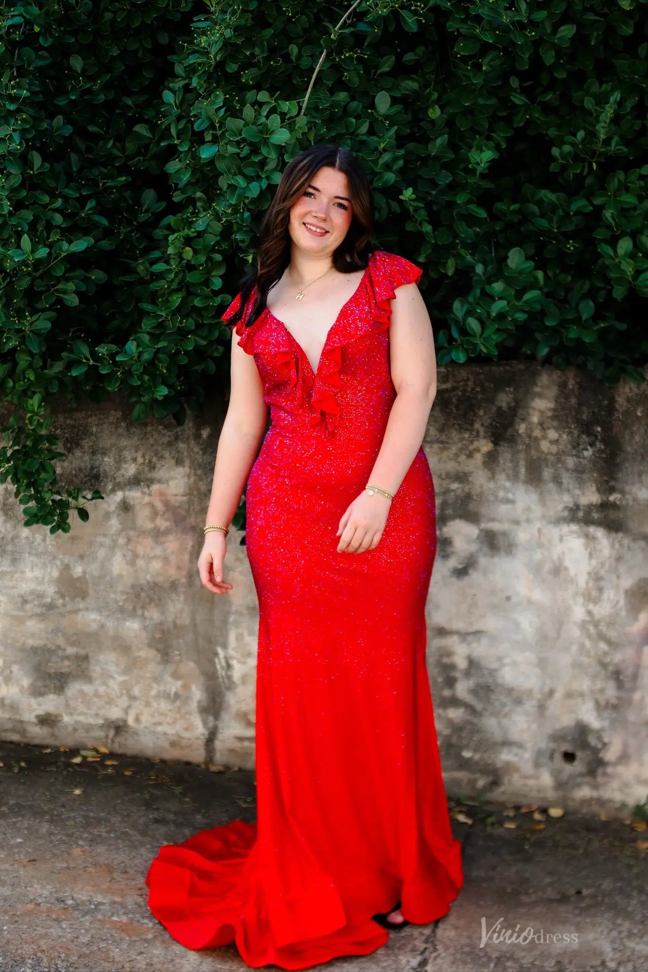 SS270不转-prom dresses 2026-Viniodress-Emerald-Custom Size-