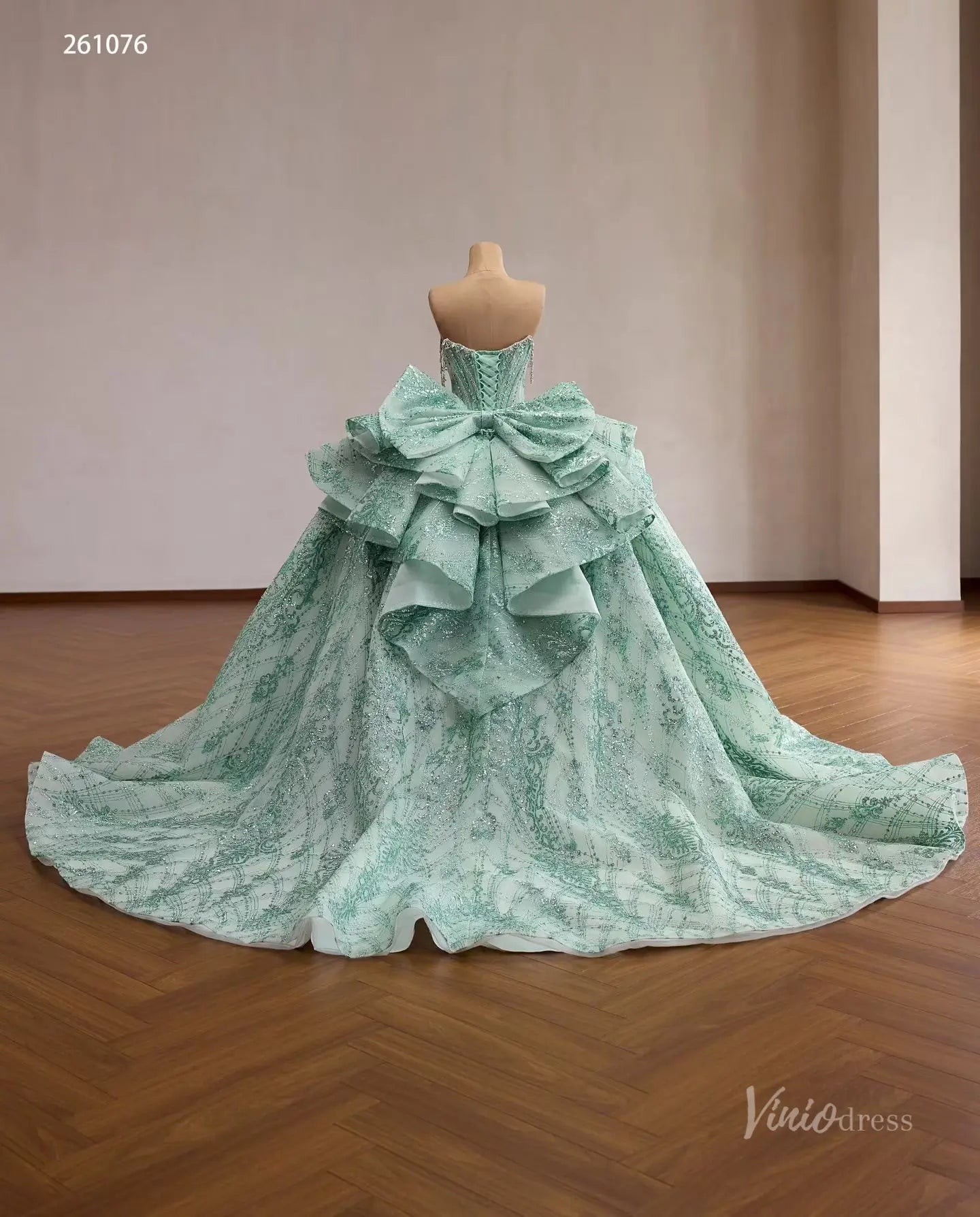 261076 80cm-Quinceanera Dresses 2026-Viniodress-Sage Green-Custom Size – Add Measurements in Cart-