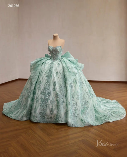261076 80cm-Quinceanera Dresses 2026-Viniodress-Sage Green-Custom Size – Add Measurements in Cart-