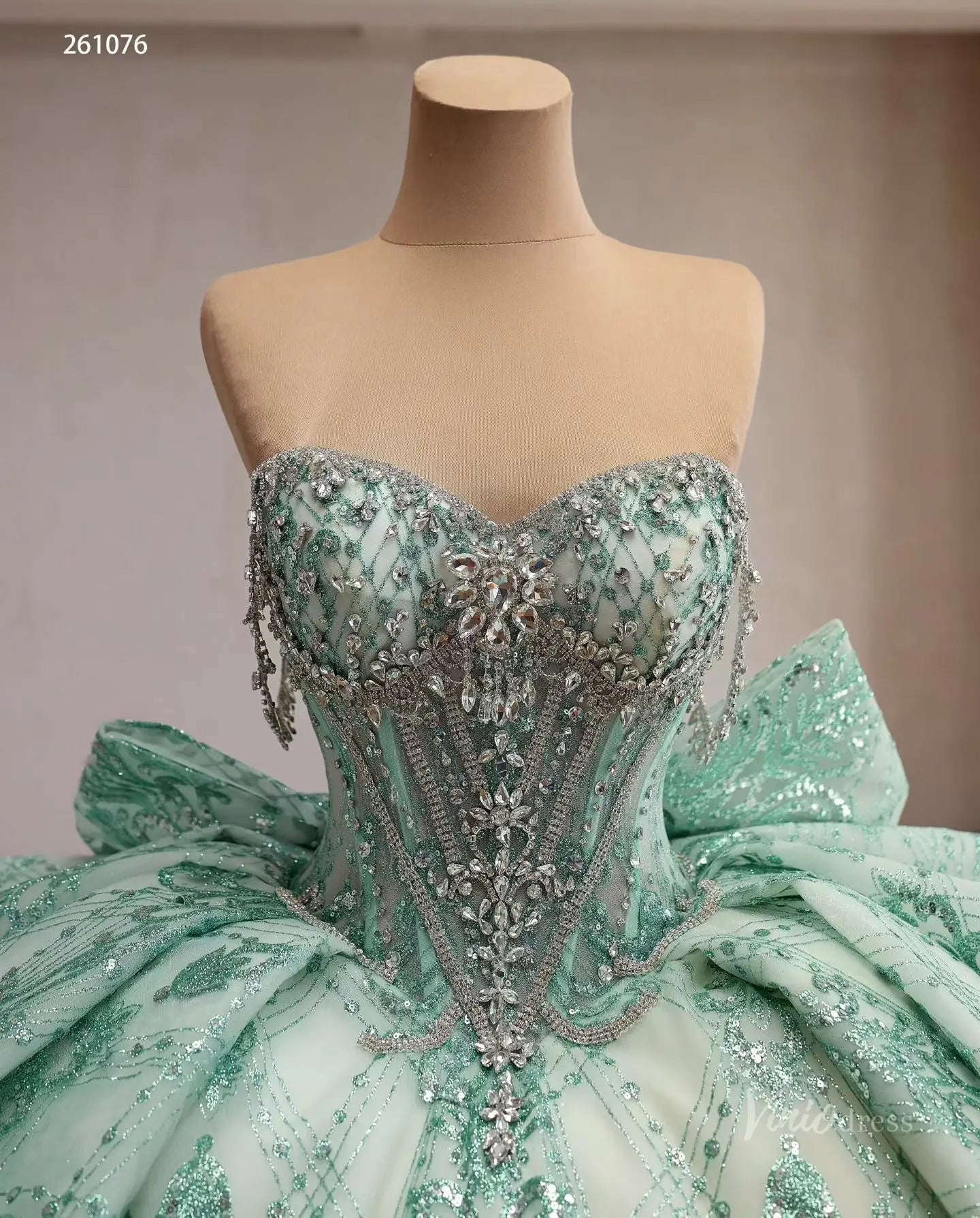 261076 80cm-Quinceanera Dresses 2026-Viniodress-Sage Green-Custom Size – Add Measurements in Cart-