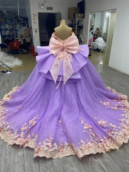 Pink Floral Blue Wedding Dresses Off the Shoulder Quinceanera Dresses 241110B-Quinceanera Dresses 2025 -Viniodress-Light Blue-Custom Size-