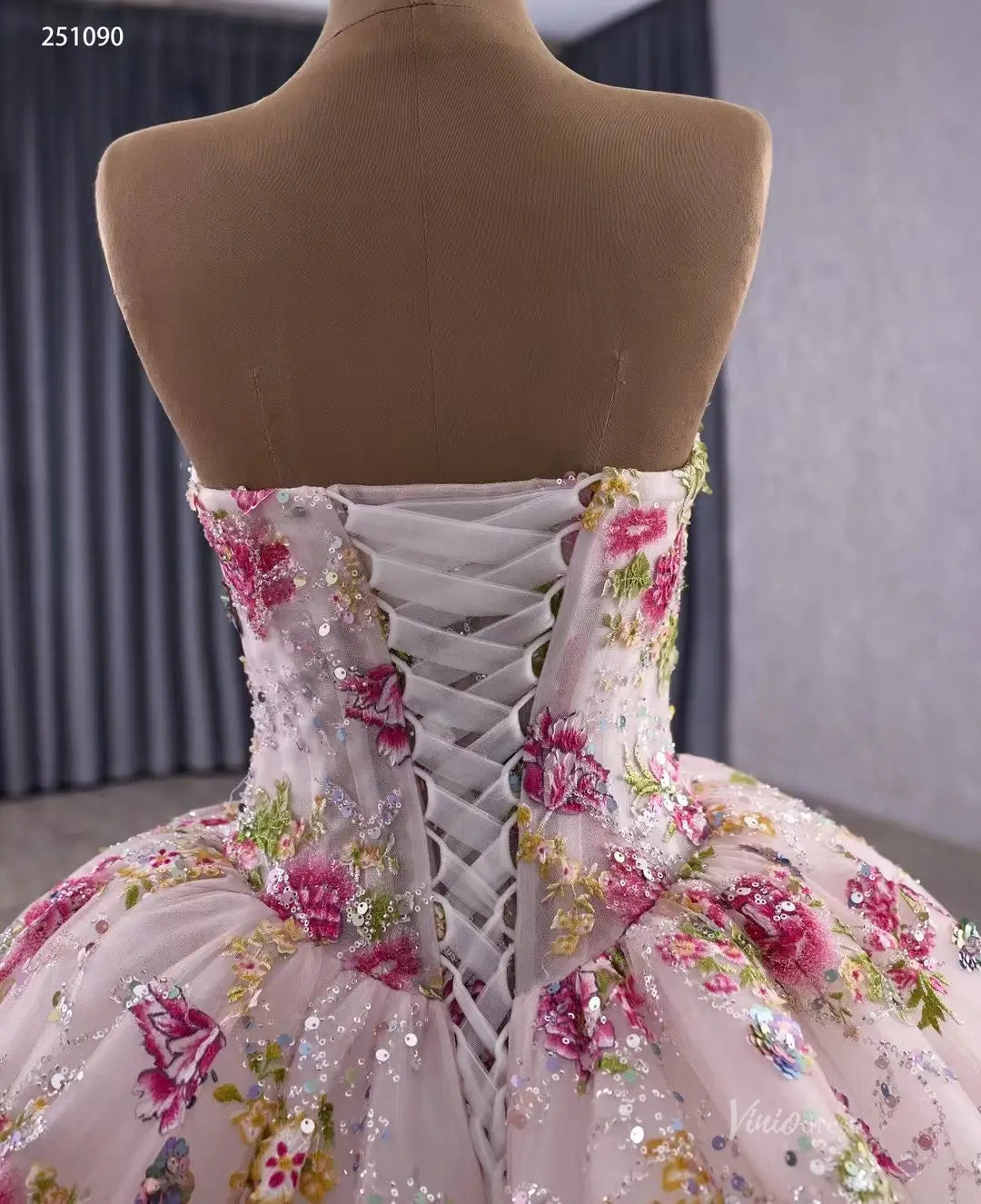 251090-Quinceanera Dresses 2026-Viniodress-Champagne-Custom Size-