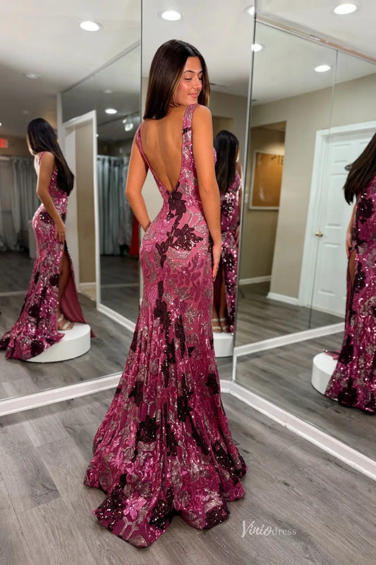 LP015-Prom Dresses 2026-Viniodress-Dusty Rose-Custom Size-