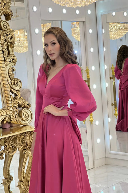 MM006-Evening Dresses 2026-Viniodress-Magenta-Custom Size-