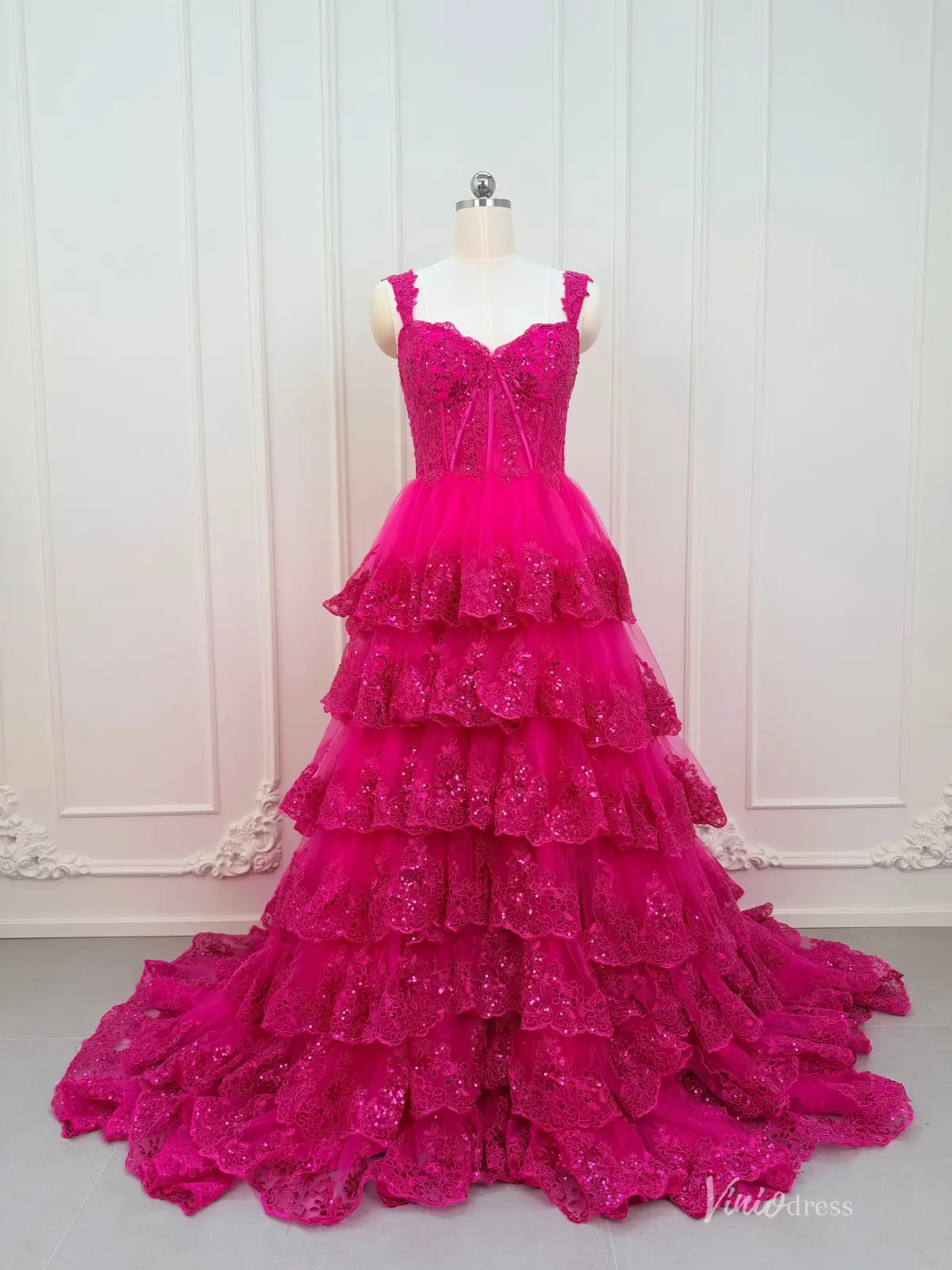 FD3636B-Prom Dresses 2026-Viniodress-Fuchsia-Custom Size – Add Measurements in Cart-