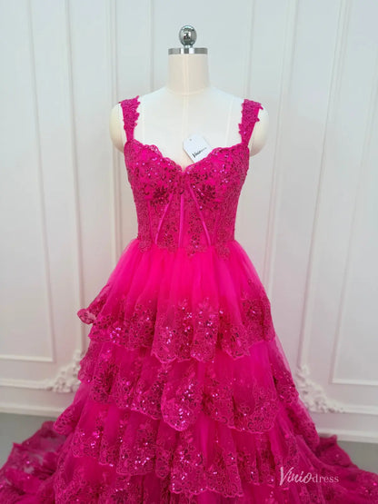 FD3636B-Prom Dresses 2026-Viniodress-Fuchsia-Custom Size – Add Measurements in Cart-
