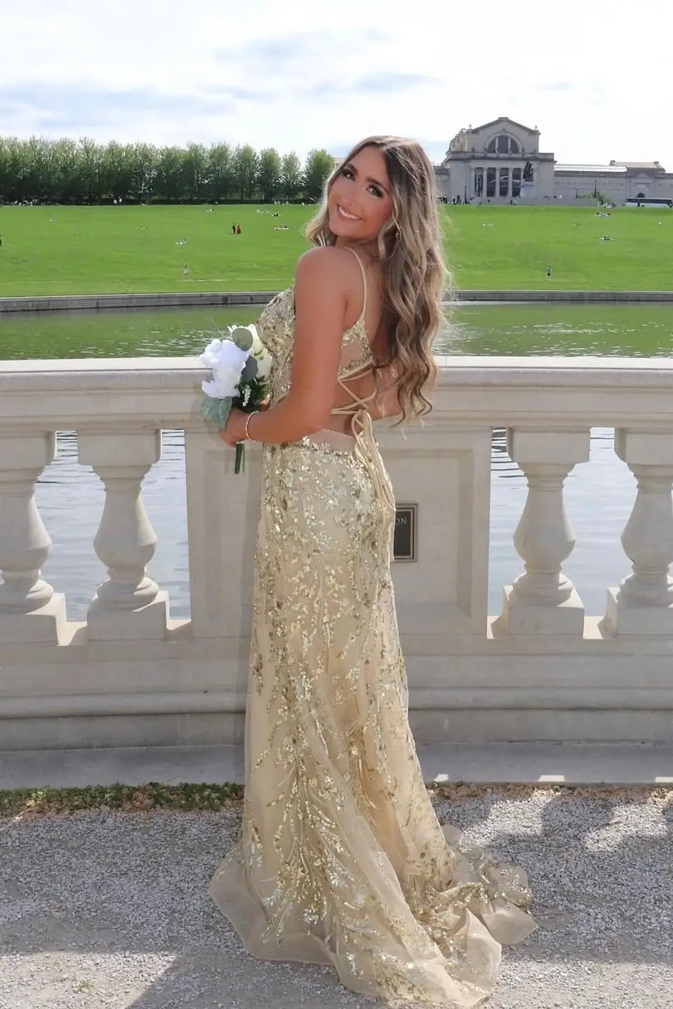 LP033-Prom Dresses 2026-Viniodress-Light Gold-Custom Size-