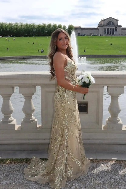 LP033-Prom Dresses 2026-Viniodress-Light Gold-Custom Size-