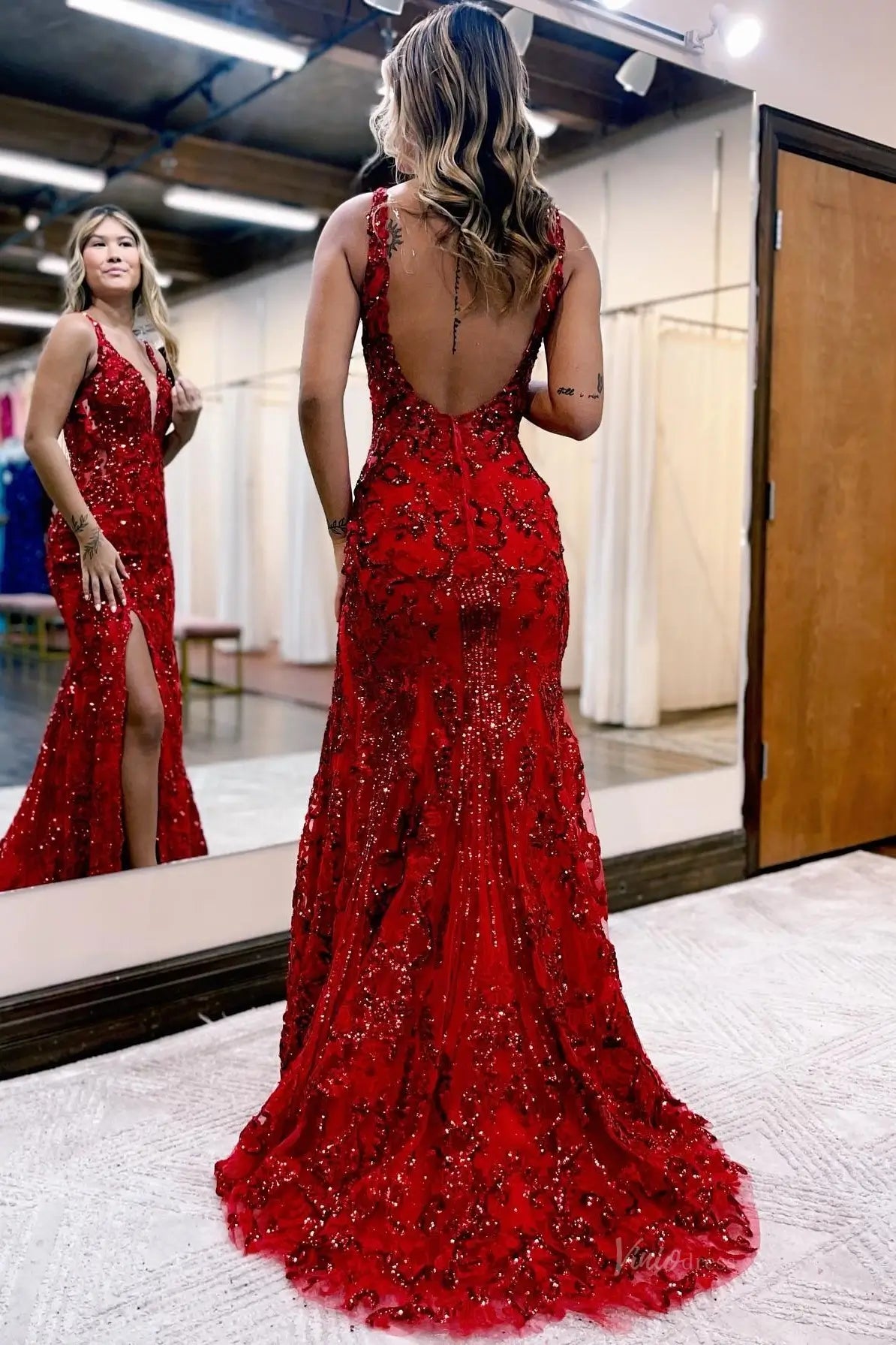SQ037-prom dresses 2026-Viniodress-Red-US 0-