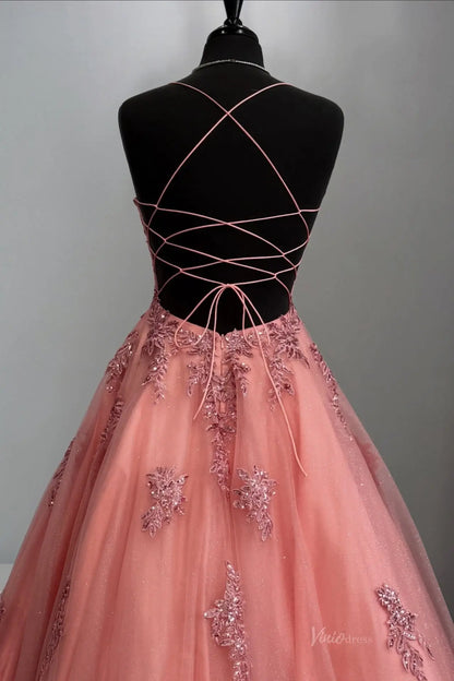 TU022-prom dresses 2026-Viniodress-Peach-US 0-