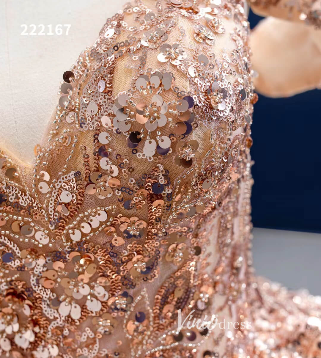 Gold Debut Gown Off the Shoulder Cinderella Ball Gown Wedding Dresses 222167-Quinceanera Dresses 2025 -Viniodress-Gold-Custom Size-