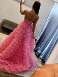 Gorgeous Ruffle Prom Dresses Strapless Quinceanera Dress FD3630-prom dresses-Viniodress-Viniodress