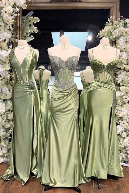 SS367-Prom Dresses 2026-Viniodress-Sage-A-Custom Size