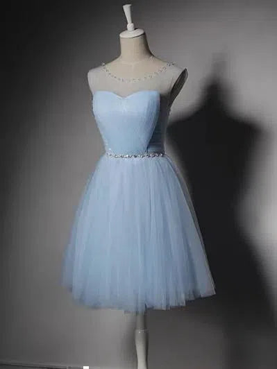 Short Prom Dresses 2025 Cheap Light Blue Homecoming Dresses SD1077-homecoming dresses-Viniodress-Light Blue-Custom Size-Viniodress