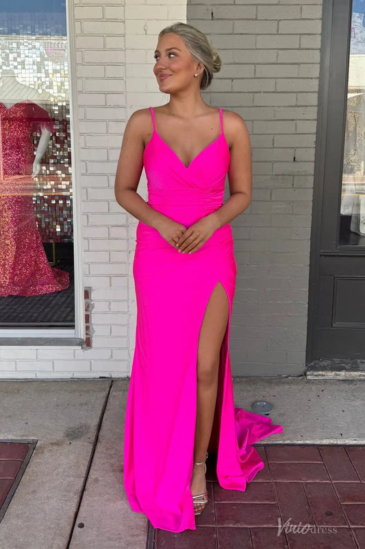 SS304-prom dresses 2026-Viniodress-Fuchsia-Custom Size-