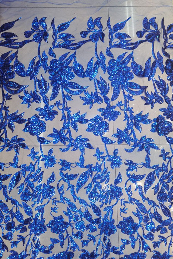 Hot Pink Sequin Lace Prom Dress with Slit and Lace-Up Back – Style SQ044-prom dresses 2026-Viniodress-Hot Pink-Custom Size – Add Measurements in Cart-